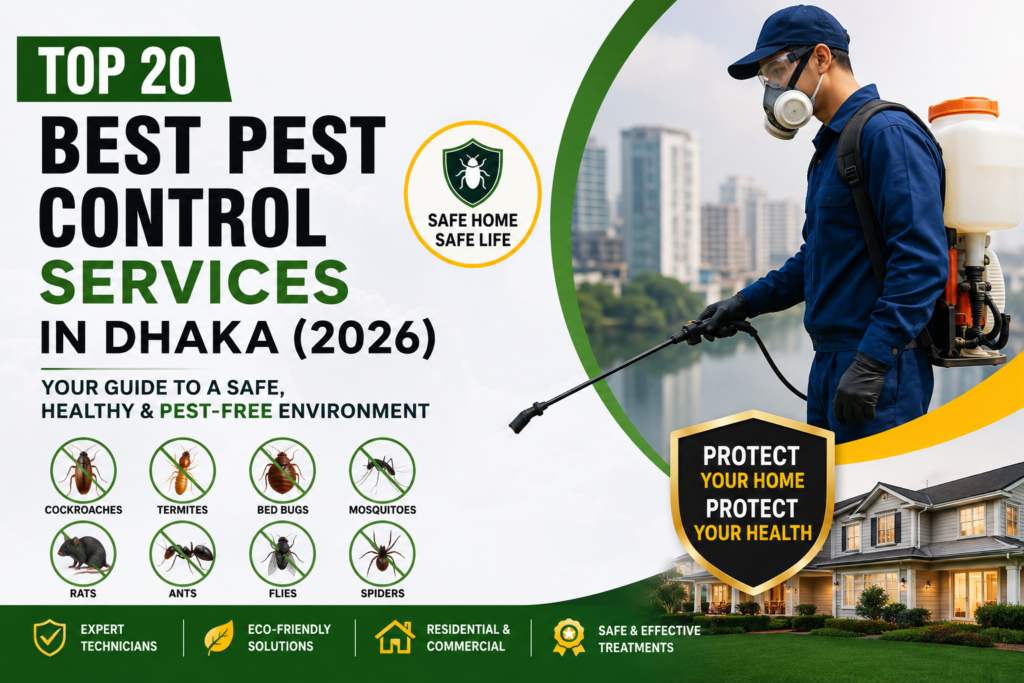 Top 20 Best Pest Control Services in Dhaka